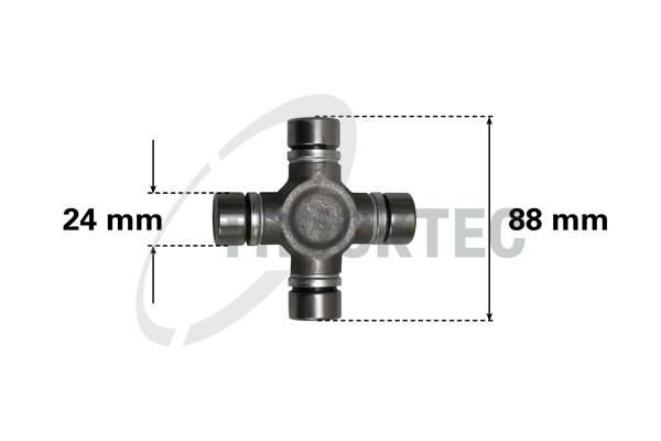 Еластична муфта карданного валу TRUCKTEC AUTOMOTIVE 0234042 - zapix