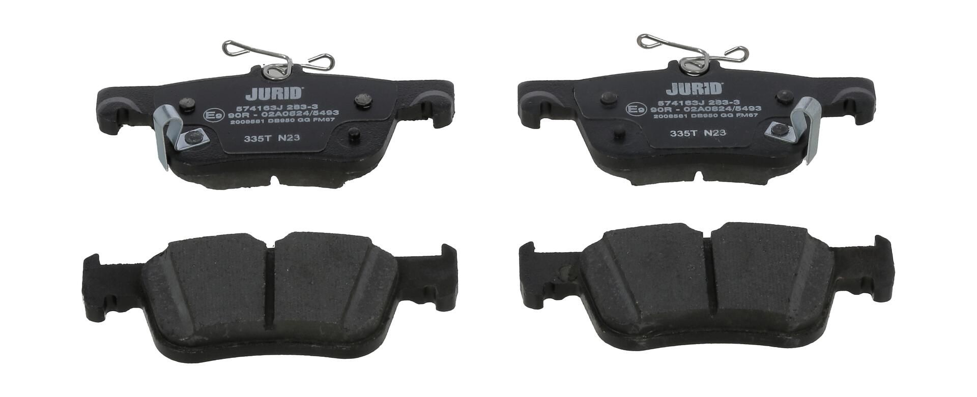 Гальмівні колодки дискові JURID 574163J - zapix