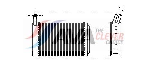 Радіатор пічки AVA QUALITY COOLING VN6061 - zapix
