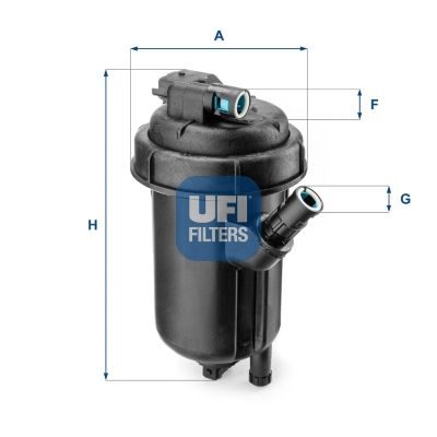 Паливний фільтр UFI 5512500 - zapix