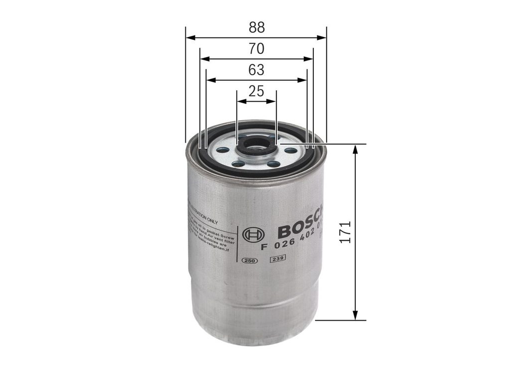 Паливний фільтр BOSCH F026402013 - zapix