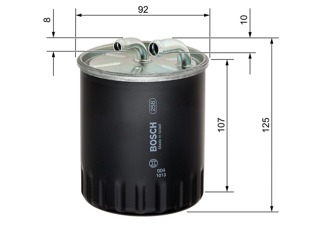 Паливний фільтр BOSCH 1457434437 - zapix