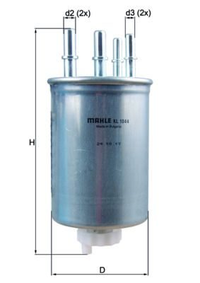 Паливний фільтр MAHLE KL1044 - zapix