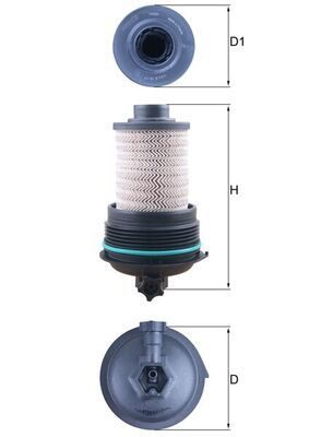 Паливний фільтр MAHLE KX532 - zapix
