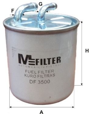 Паливний фільтр MFILTER DF3500 - zapix