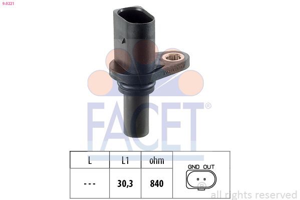 Датчик положення розподільного вала FACET 90221 - zapix