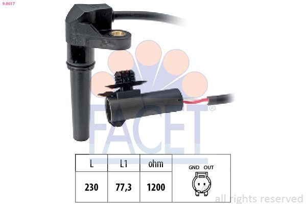 Датчик положення розподільного вала FACET 90617 - zapix