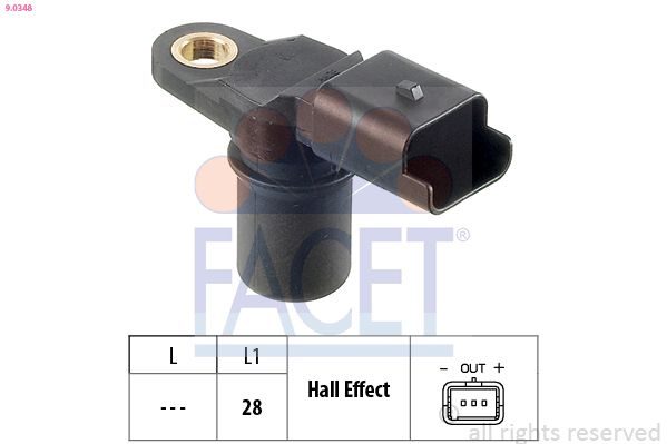 Датчик положення розподільного вала FACET 90348 - zapix