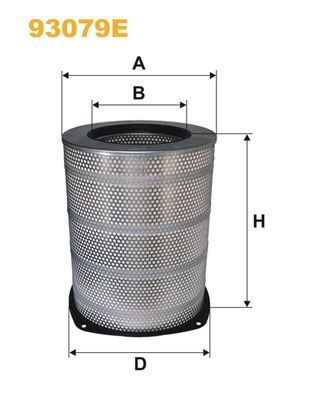 Повітряний фільтр WIX FILTERS 93079E - zapix