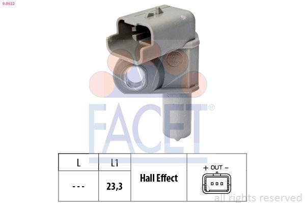 Датчик положення розподільного вала FACET 90632 - zapix