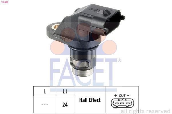 Датчик положення розподільного вала FACET 90438 - zapix