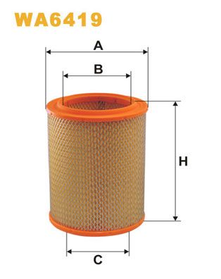 Повітряний фільтр WIX FILTERS WA6419 - zapix