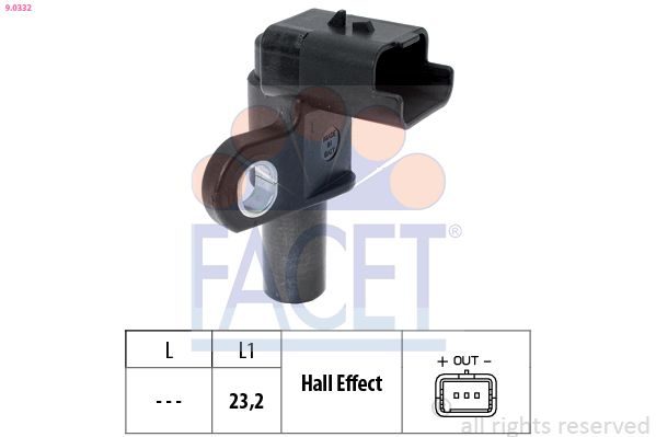 Датчик положення розподільного вала FACET 90332 - zapix