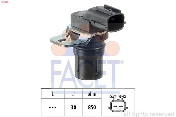 Датчик положення розподільного вала FACET 90322 - zapix