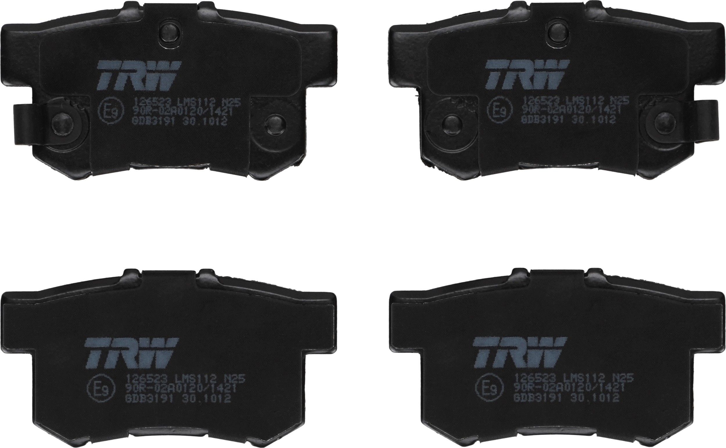 Гальмівні колодки дискові TRW GDB3191 - zapix