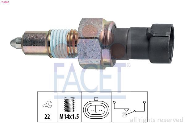 Датчик заднього ходу FACET 76067 - zapix