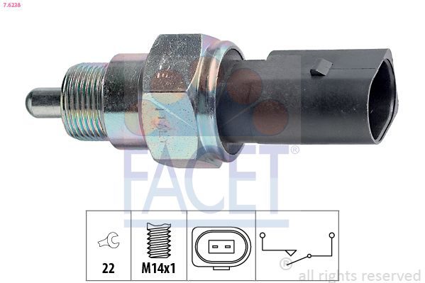 Датчик заднього ходу FACET 76238 - zapix
