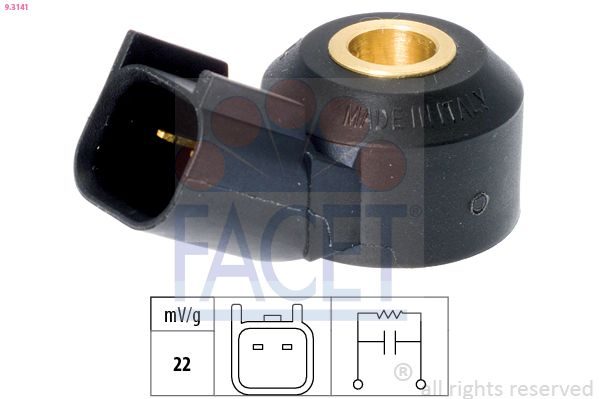 Датчик детонації FACET 93141 - zapix