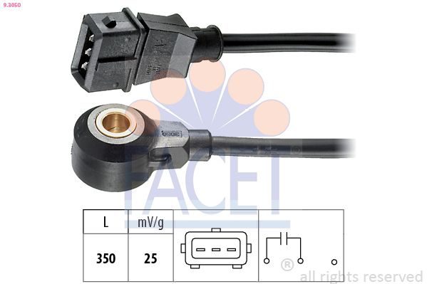 Датчик детонації FACET 93050 - zapix