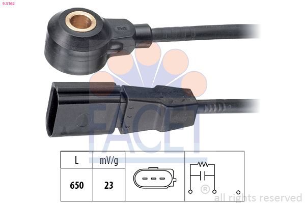 Датчик детонації FACET 93162 - zapix