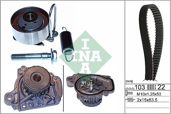 Комплект ременя ГРМ SCHAEFFLER INA 530050531 - zapix