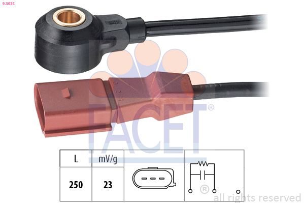 Датчик детонації FACET 93035 - zapix