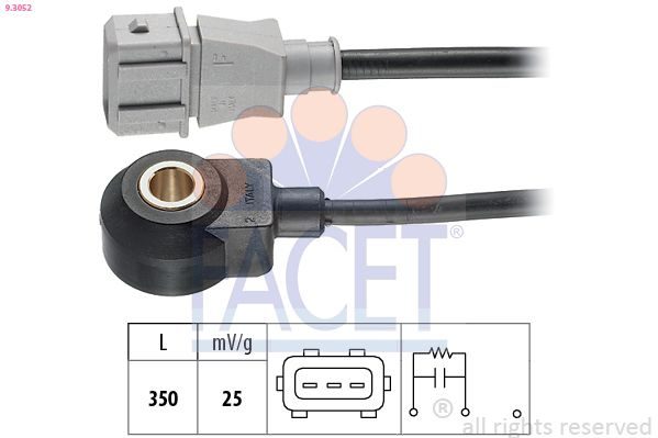 Датчик детонації FACET 93052 - zapix
