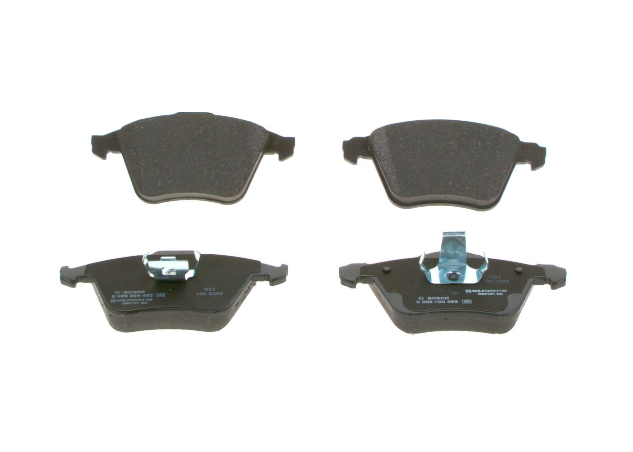 Гальмівні колодки дискові BOSCH 0986494492 - zapix
