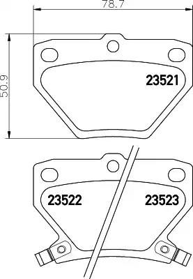 Гальмівні колодки дискові NISSHINBO NP1032 - zapix