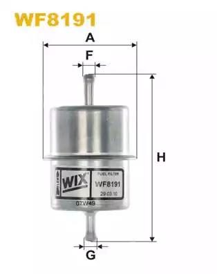 Паливний фільтр WIX FILTERS WF8191 - zapix