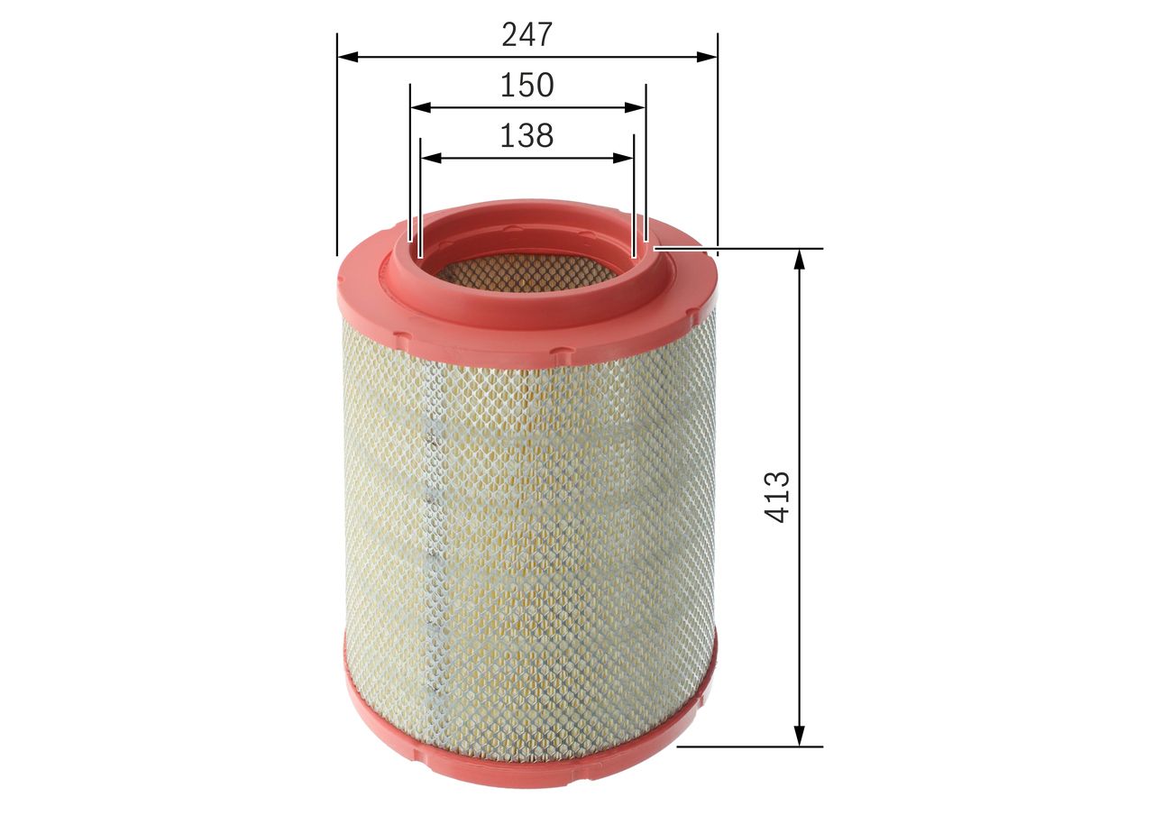 Повітряний фільтр BOSCH F026400793 - zapix