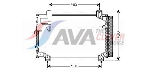 Радіатор кондиціонера AVA QUALITY COOLING TO5394D - zapix