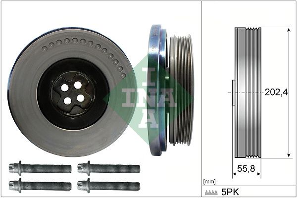 Шків колінвалу SCHAEFFLER INA 544060320 - zapix