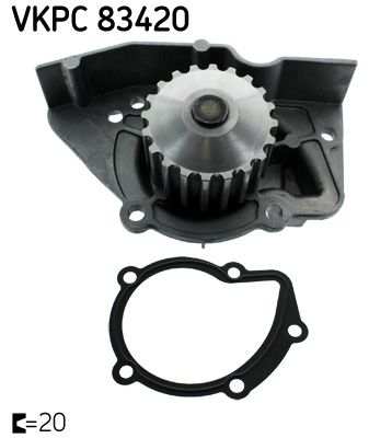 Помпа системи охолодження SKF VKPC83420 - zapix