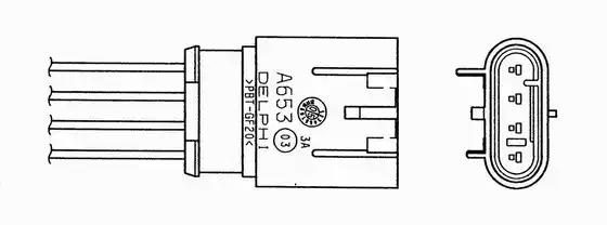 Кисневий датчик NGK 1726 - zapix