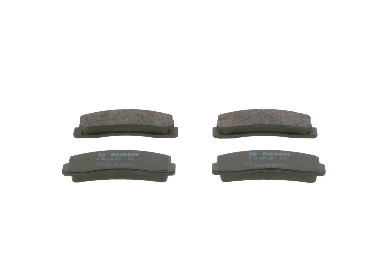 Гальмівні колодки дискові BOSCH 0986494543 - zapix