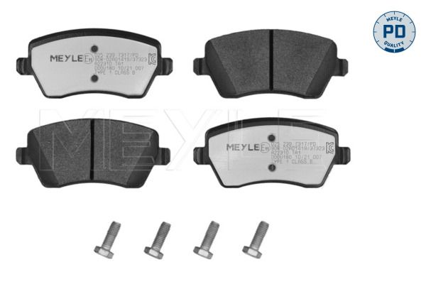 Гальмівні колодки дискові MEYLE 0252397317PD - zapix