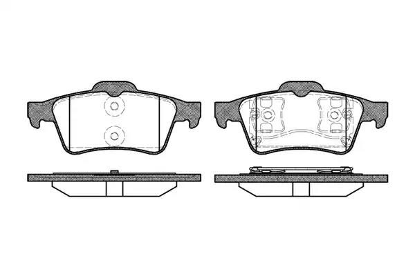 Гальмівні колодки дискові WOKING P942300 - zapix