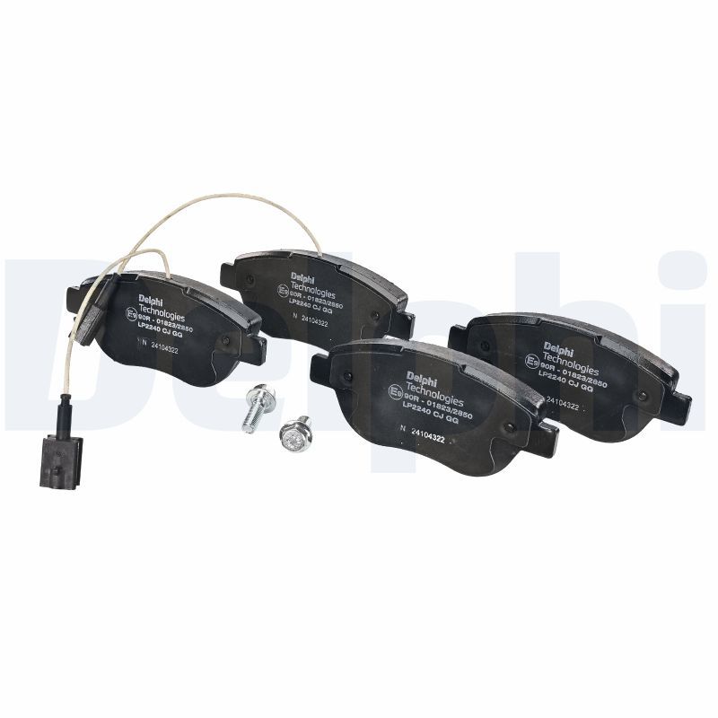 Гальмівні колодки дискові DELPHI LP2240 - zapix