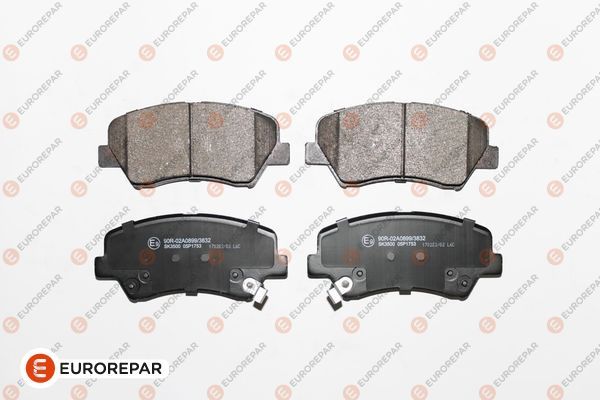 Гальмівні колодки дискові EUROREPAR 1675991380