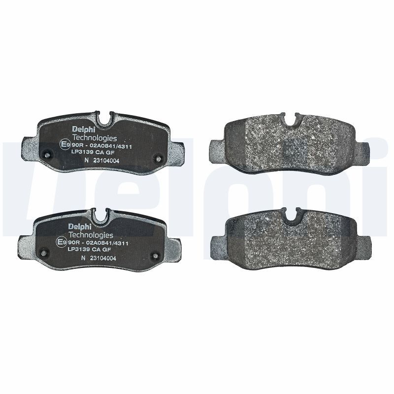 Гальмівні колодки дискові DELPHI LP3139 - zapix