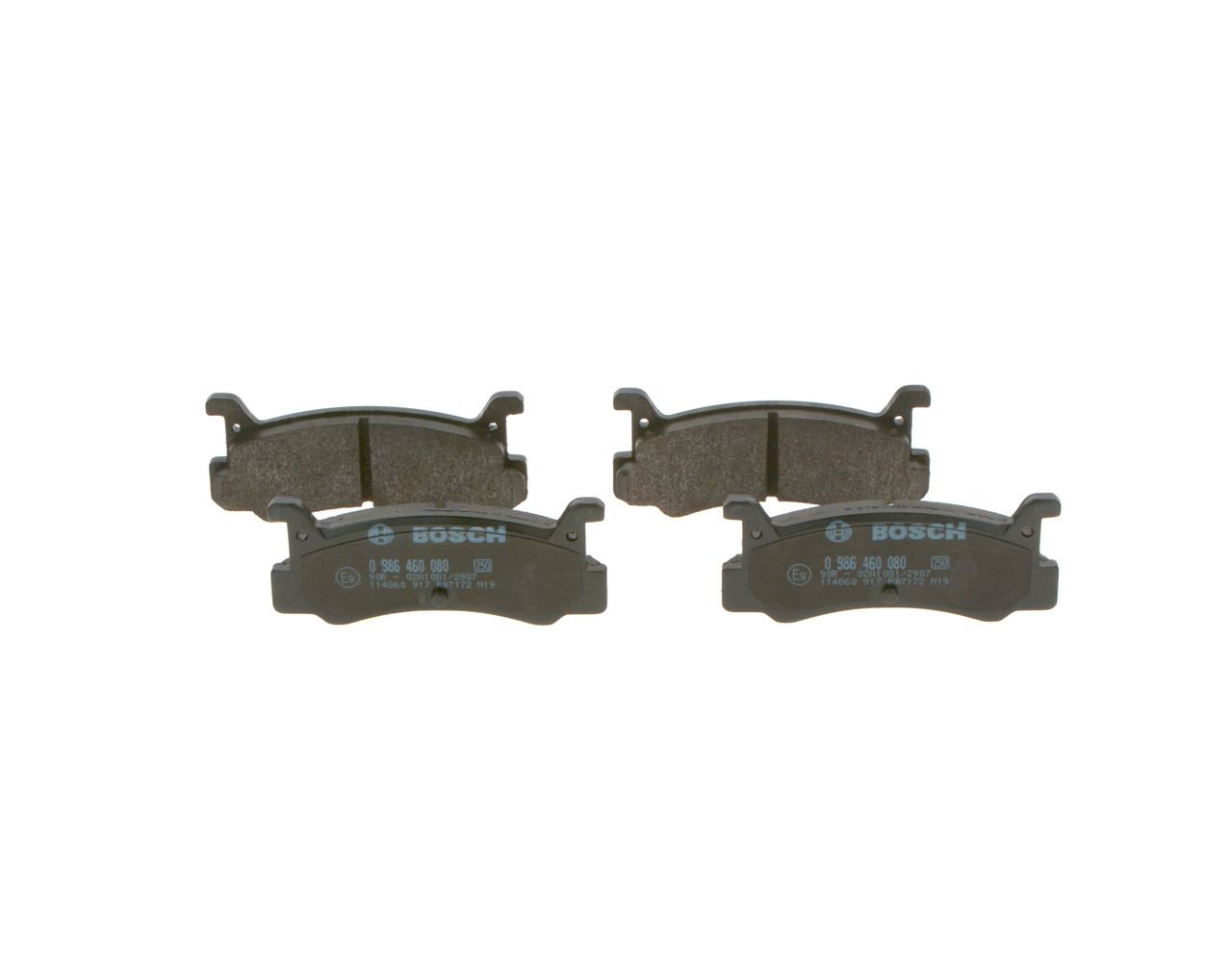 Гальмівні колодки дискові BOSCH 0986460080 - zapix