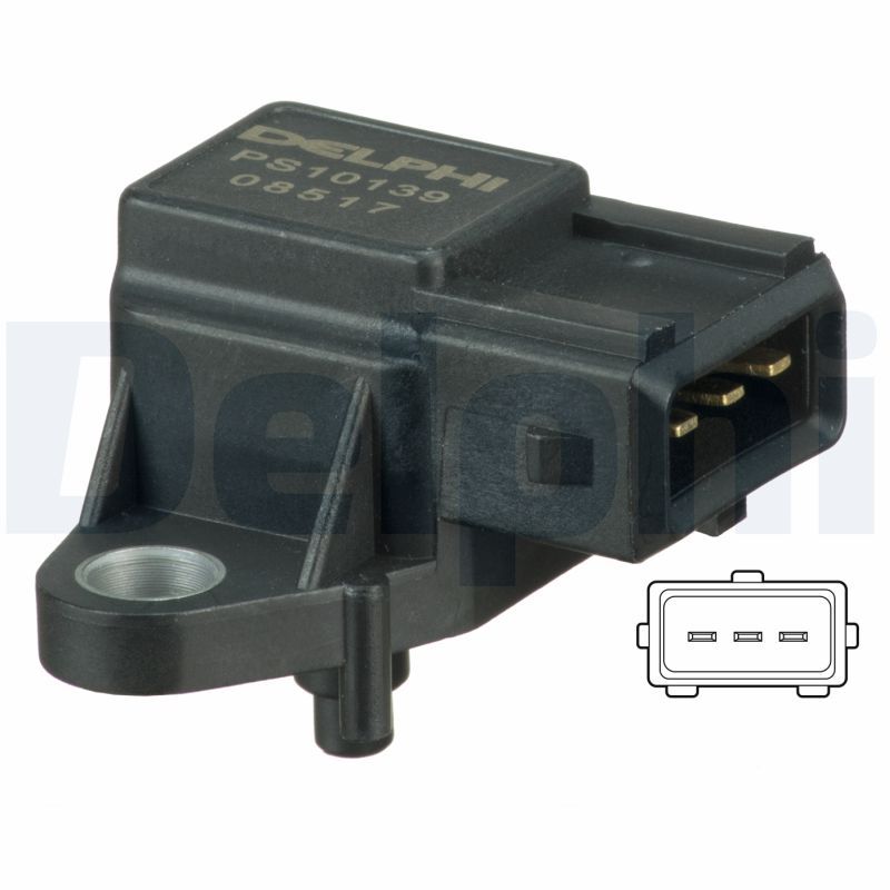 Датчик тиску наддува DELPHI PS10139 - zapix