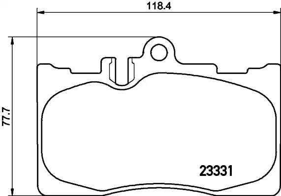 Гальмівні колодки дискові NISSHINBO NP1079 - zapix