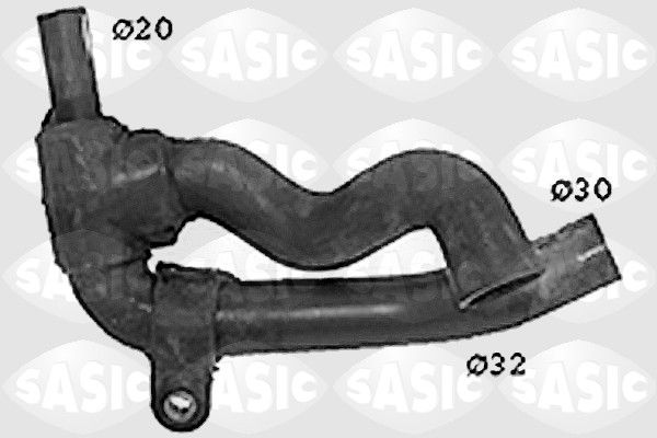 Патрубок системи охолодження SASIC SWH4266 - zapix