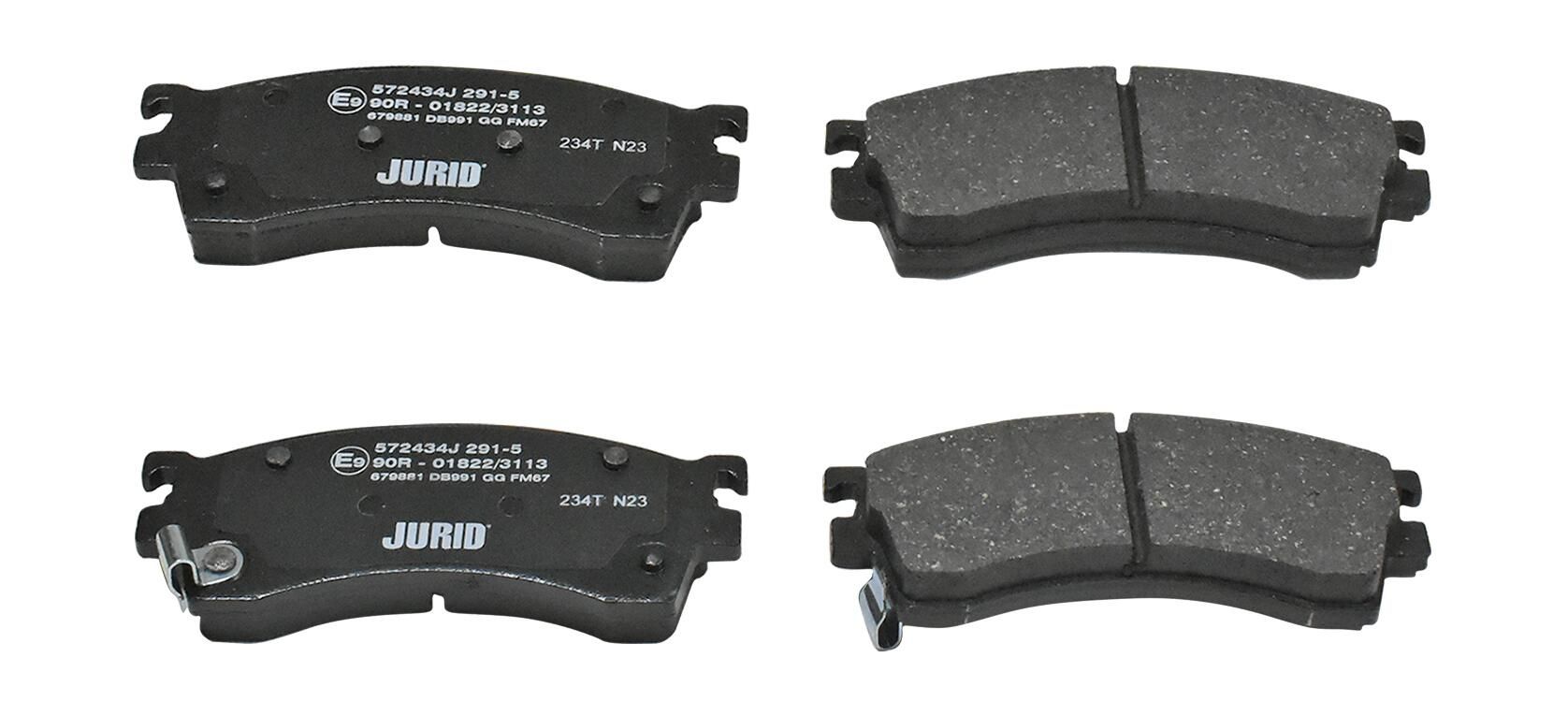 Гальмівні колодки дискові JURID 572434J - zapix