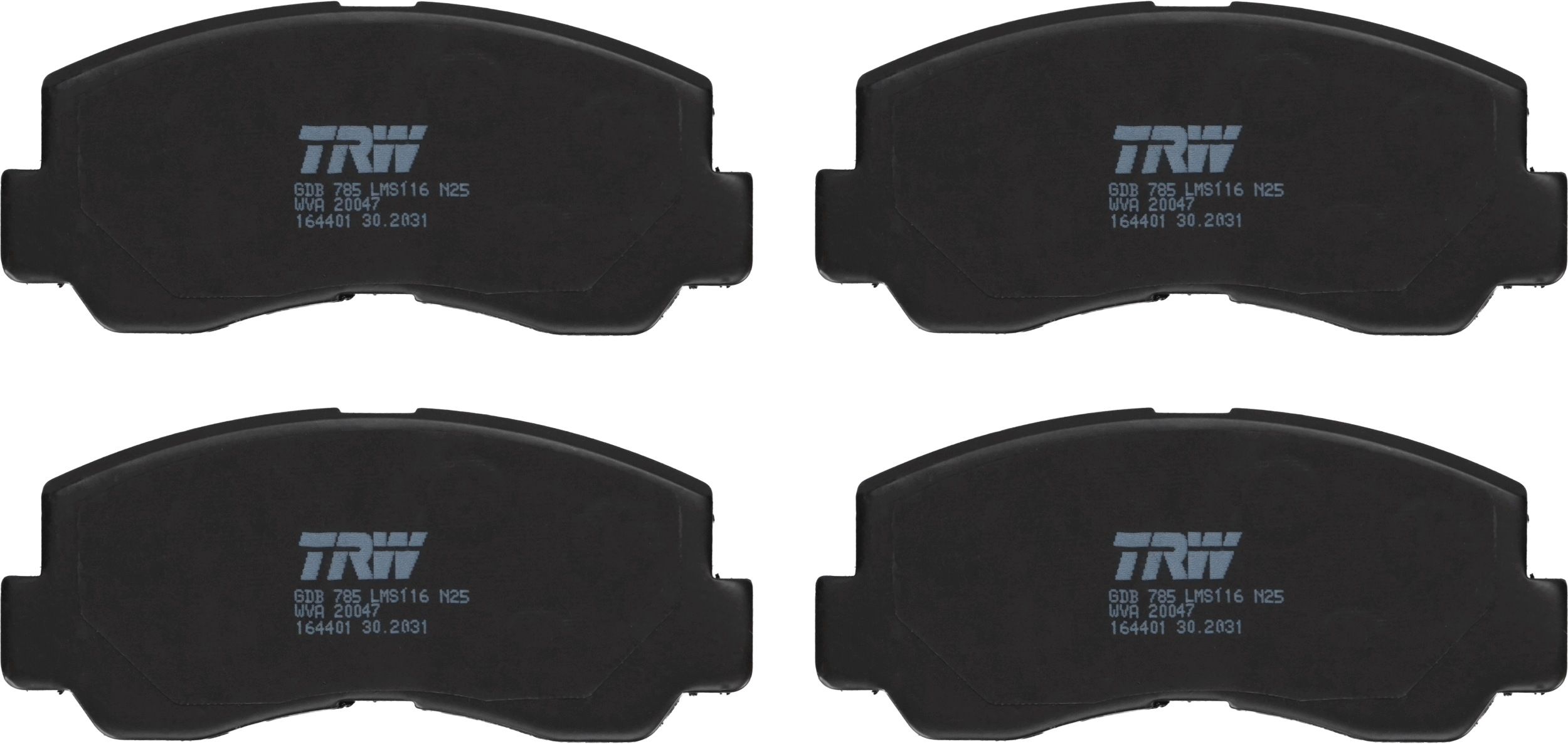 Гальмівні колодки дискові TRW GDB785 - zapix