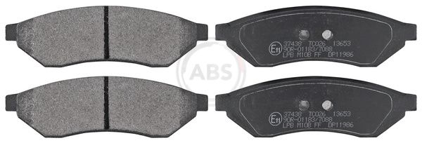Гальмівні колодки дискові A.B.S. 37438 - zapix