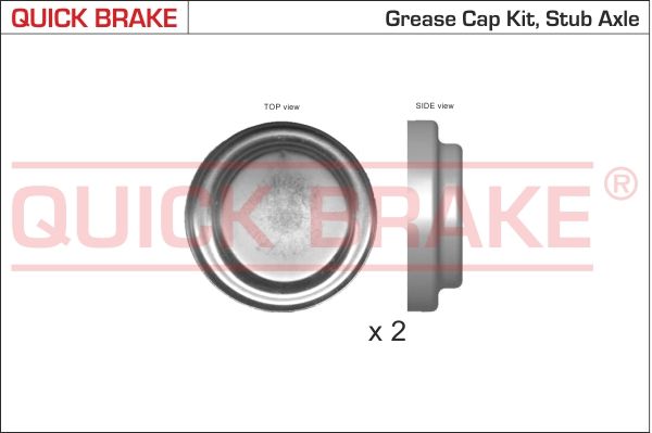 Кришка маточини QUICK BRAKE 9824K - zapix