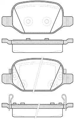 Гальмівні колодки дискові WOKING P627352 - zapix